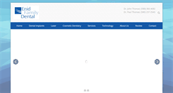 Desktop Screenshot of enidfamilydental.com